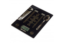 Весы кухонные 7 кг электронные, стекло, сенсорное управление, 20х15 см, Матрена