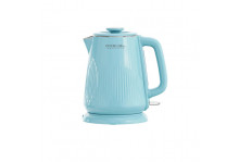 Чайник электрический 1.8 л 1800 Вт диск, двойной корпус, сталь /пластик, голубой, Rashel