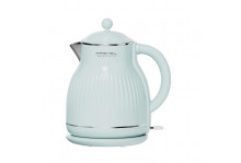 Чайник электрический 2.0 л 1800 Вт, диск, двойной корпус, сталь /пластик, голубой, Rashel