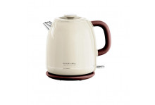 Чайник электрический 2.0 л 1800 Вт, диск, двойной корпус, сталь /пластик, крем, Rashel