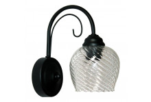 Бра настенный 1Л Е27 макс 1х60 Вт НББ 01-60-156 Берта 511 черный муар, Элетех