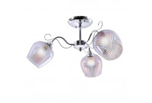 Люстра 3Л E27 макс 3х60 Вт НПБ 01-3х60-210 21265-2/3 (плафон 8310), хром, Элетех