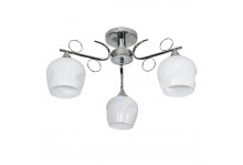 Люстра 3Л E27 макс 3х60 Вт НПБ 01-3х60-216 21280-3/3 (плафон 8313) хром, Элетех