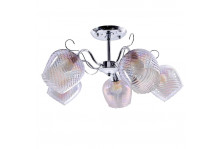 Люстра 5Л E27 макс 5х60 Вт НПБ 01-5х60-149 21265-2/5 (плафон 8310), хром, Элетех