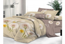 Комплект постельного белья евро сатин Sateen De Luxe в ассортименте, Эльф