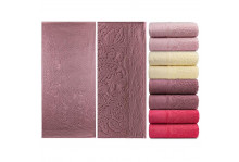 Полотенце махровое 35х70 г/к жаккард Сальса в ассортименте 05003 465г/м2, Эльф