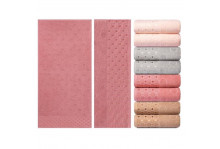 Полотенце махровое 70х140 г/к жаккард Шарики в ассортименте 03303 420г/м2, Эльф