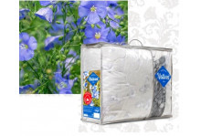 Одеяло лён всесезонное евро 200х215 чехол хлопок 100% Nature, Эльф