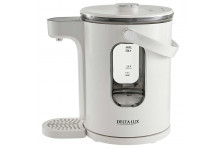 Чайник-термос электрический 3.0 л 1600 Вт стекло/пластик, сенсорное управление, 13 режимов, Delta Lux