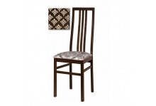 Стул полумягкий МДК-82 15C 357 орех массив береза Лорд коричневый, Ельская мебельная фабрика