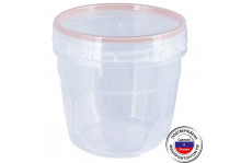 Банка Премиум 0,5 л с герметичной крышкой 100х100х95, Полимербыт