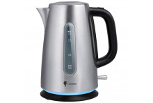 Чайник электрический 1.7 л 1850-2200 Вт диск, контроллер Strix, съемный фильтр, нержавеющая сталь, Leonord