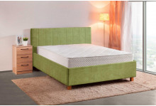 Кровать 1600х2000 с подъемным механизмом Классика, металлокаркас, Columbia Beige, Боровичи