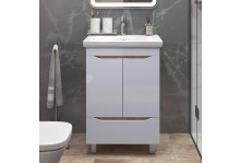 Тумба с умывальником Grani 600-2-1 (умывальник Como 60) дуб золотой Vigo