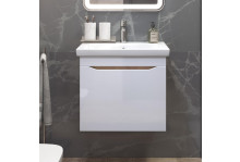 Тумба с умывальником Grani 600-0-1 подвесная (умывальник Como 60) дуб золотой Vigo