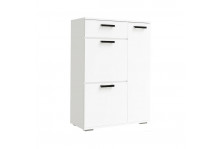 Прихожая Ника ТВ 800 тумба высокая белый гладкий, Эра