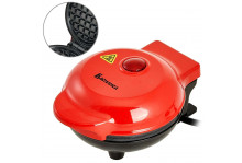 Вафельница электрическая 500 Вт антипригарное покрытие, диаметр 12 см, 1 шт, толстые круглые вафли, Венская, Василиса