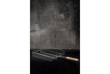 Решетка для барбекю глубокая 35,5х33,5х5,5 нержавеющая сталь (3.0*5.0 мм), Метиз