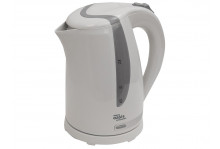 Чайник электрический 1.7 л 2200 Вт диск, съемный фильтр, LED подсветка, пластик, белый, Oasis