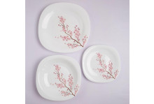 Тарелка обеденная 25,5 см Quadro Tooska Pars Opal