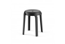 Табурет Ecler пластик черный Stepp