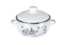 Кастрюля эмаль 2.0 л Весенний сад, Магнитогорск