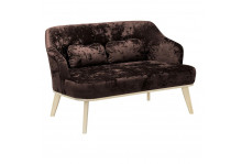 Диван Комфорт-5 1340х790х790 ППУ, бесцветный лак, Sensey Dusty Plum, Элегия