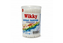 Ватные палочки Wikky круглая банка 100 шт 